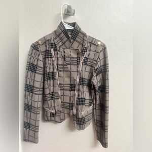 Mine Black and Brown Textured Fabric